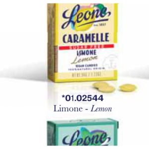 Pastiglie Leone - ESP. CARAMELLE STEVIA LIMONE 18PZ