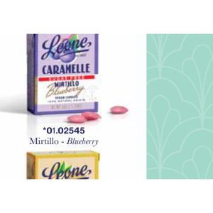 Pastiglie Leone - ESP. CARAMELLE STEVIA MIRTILLO 18PZ