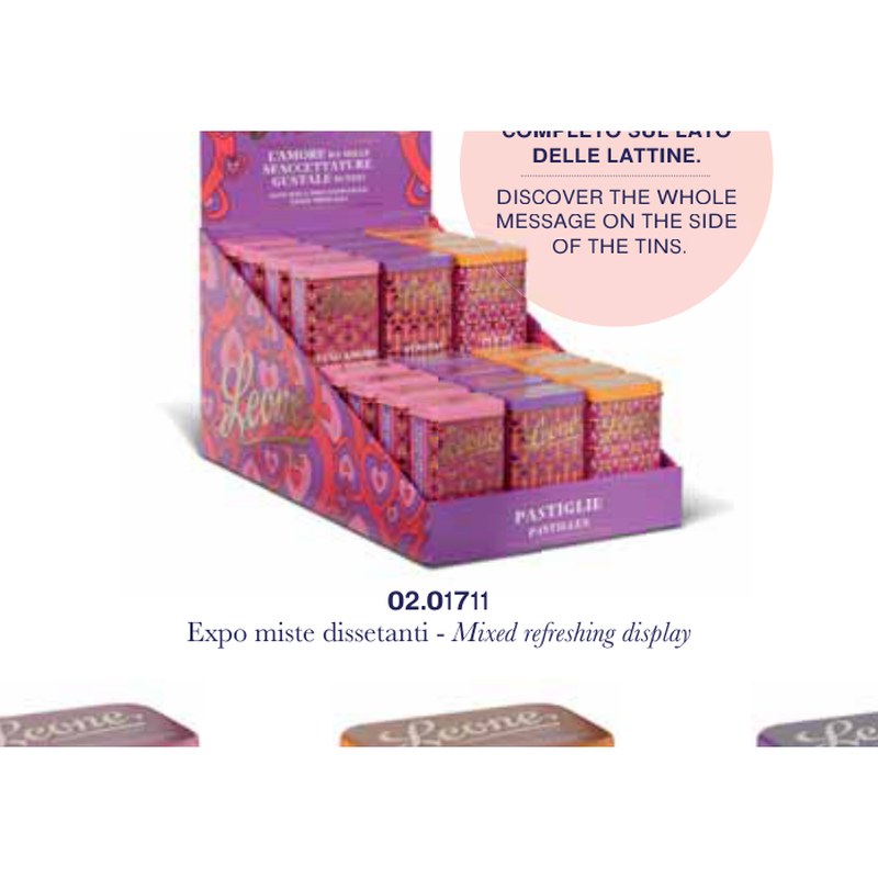 Pastiglie Leone – LOVE PATTERN EXP. LATTINE MISTE DISS. 24PZ