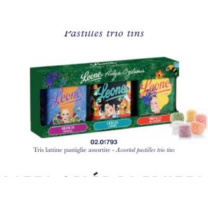 Pastiglie Leone - TRIS LATTINE ASS. 90G N8