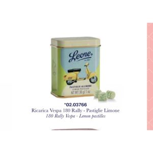 Pastiglie Leone - VESPA 80 RICARICA LATTINE PASTIGLIE LIMONE 30G N12