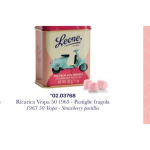 Pastiglie Leone - VESPA 80 RICARICA LATTINE PASTIGLIE FRAGOLA 30G N12