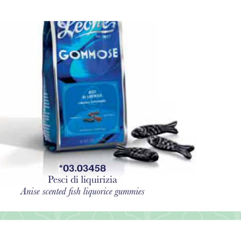 Pastiglie Leone – SACCH. GOMMOSE PESCI DI LIQUIRIZIA