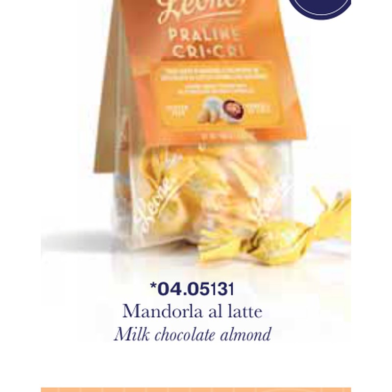 Pastiglie Leone – SACCH. CRI CRI MANDORLA LATTE 100G N.06