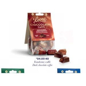 Pastiglie Leone - SACC LINGOTTINI FOND CAFFE 26 100G N06