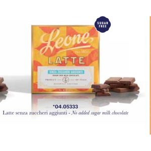 Pastiglie Leone - ESP. TAVOLETTA CIOCCOLATO LATTE S.Z. AGGIUNTI 18PZ