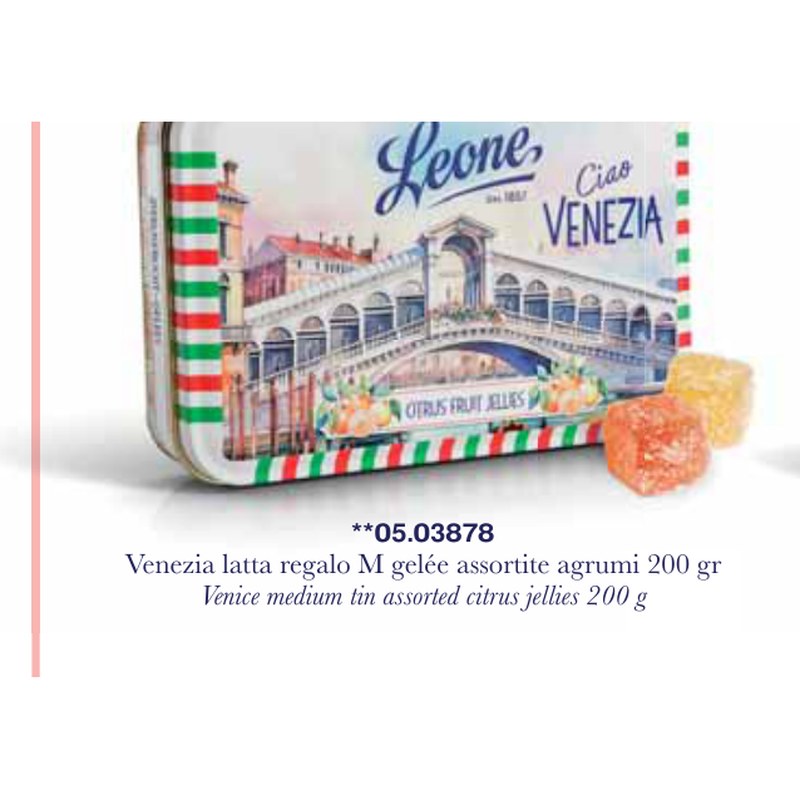 Pastiglie Leone – VENEZIA Latta Regalo Medium Gelée Ass Agrumi
