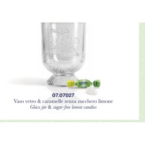 Pastiglie Leone - VASO VETRO & CARAMELLE SZ LIMONE