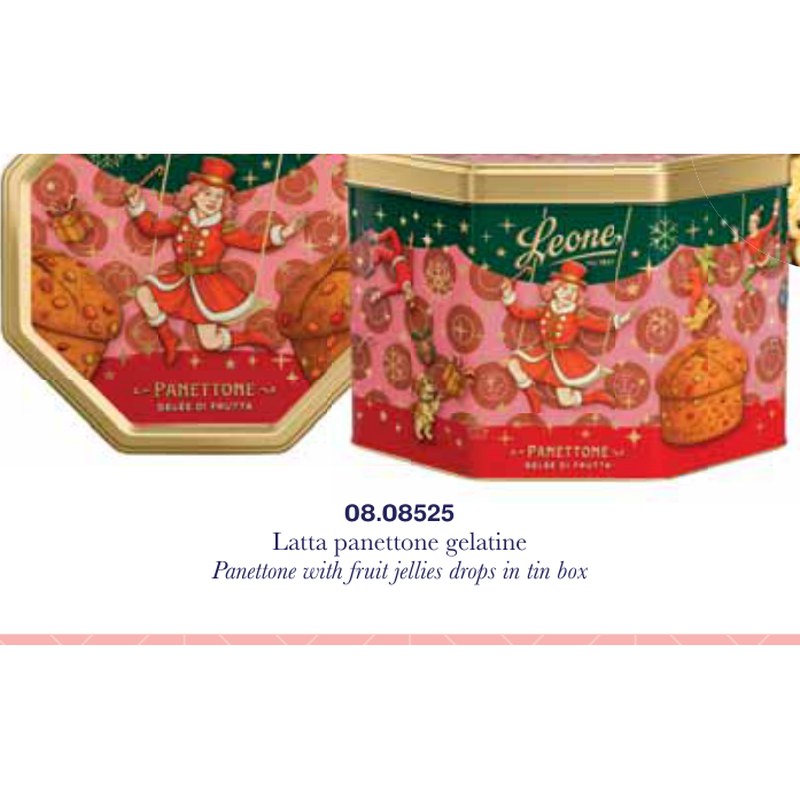 Pastiglie Leone – LATTA PANETTONE GELATINE 750G N.06