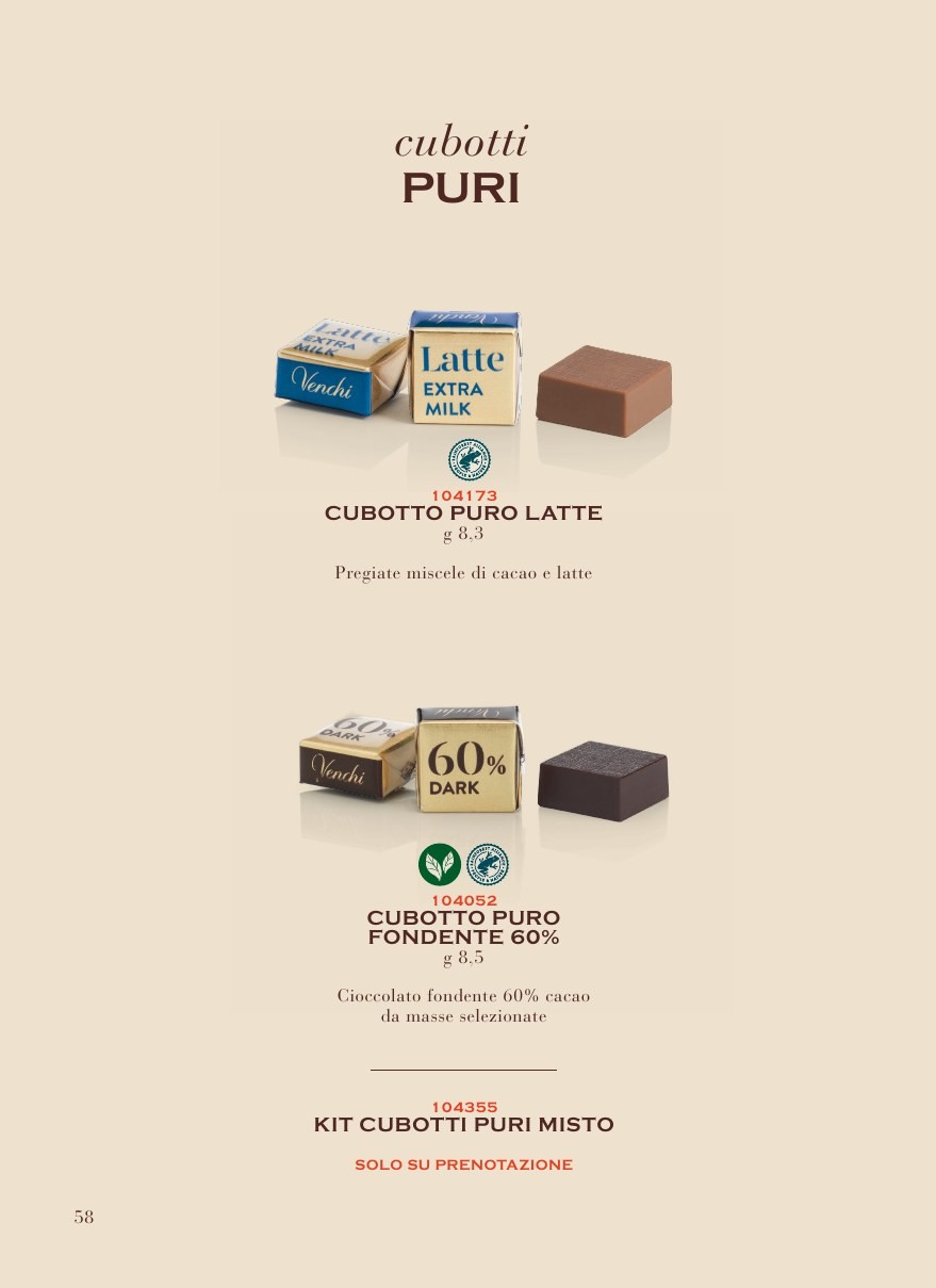 Venchi – Cubotto Puro Latte Extra
