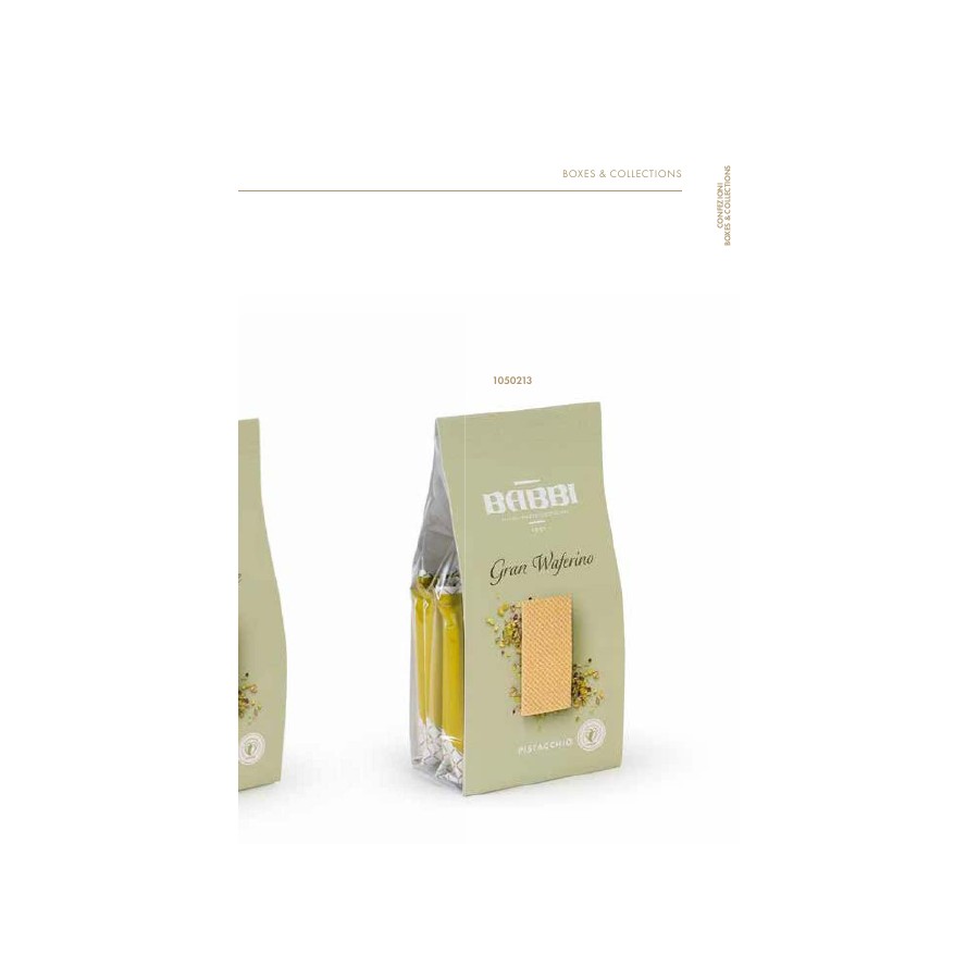 Babbi – Gran Waferino Dolci Pensieri Pistacchio 8 Pz