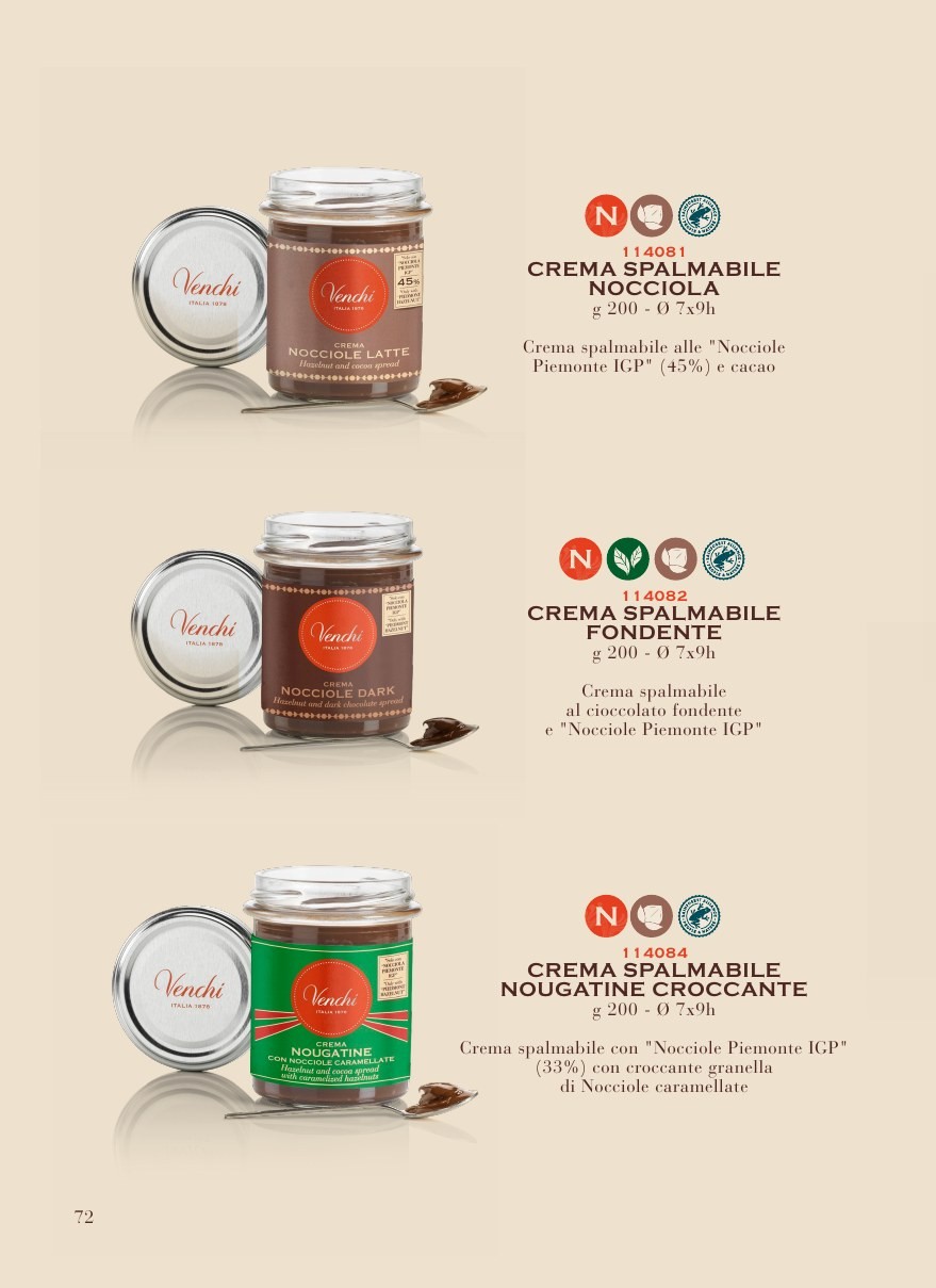 Venchi – Crema Spalmabile Nougatine croccante