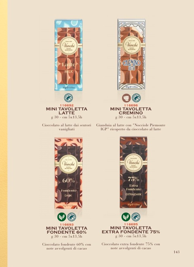 Venchi – Mini tavoletta Cremino