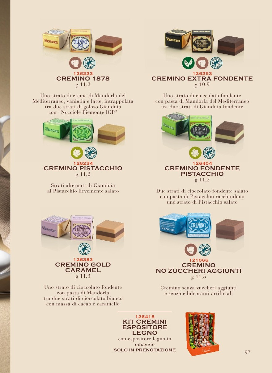 Venchi – Cremino Gold Caramel