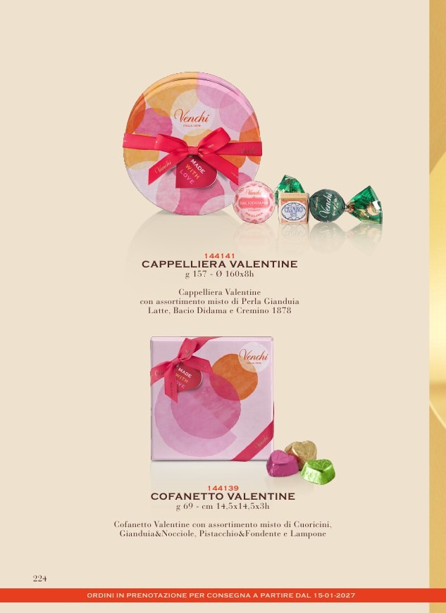 Venchi – Cappelliera Valentine