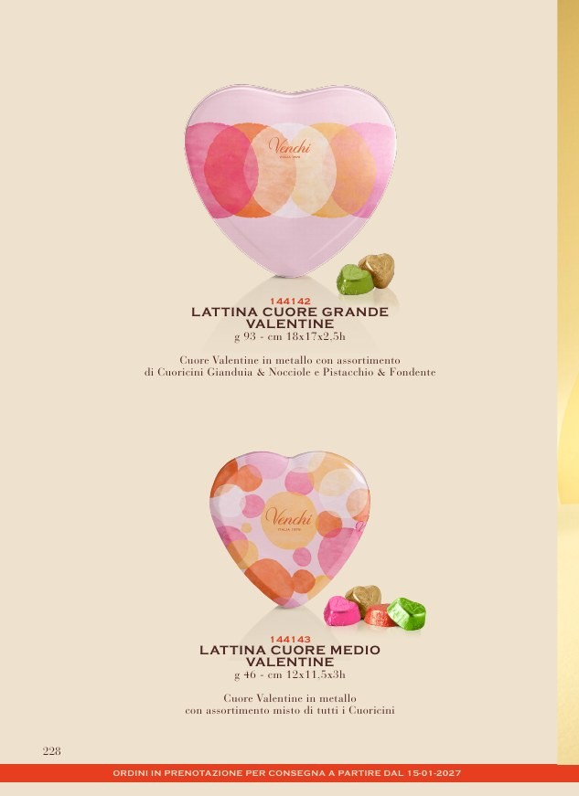 Venchi – Lattina Cuore Valentine