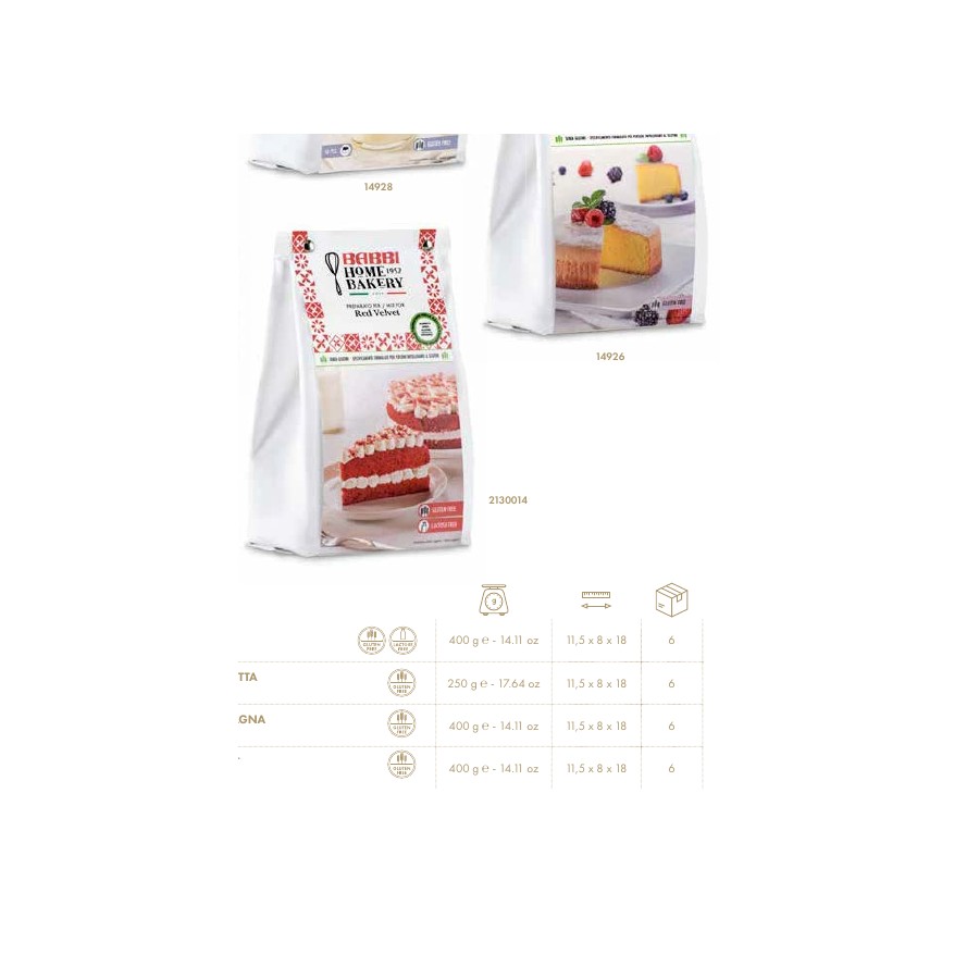 Babbi – Bhb Preparato Per Red Velvet 400G