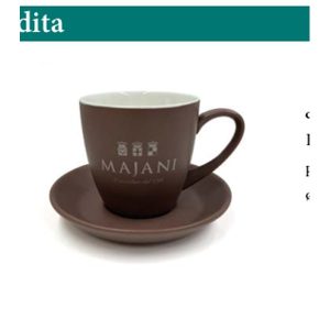 Majani - Kit da 6 tazze con piattino