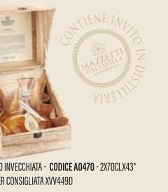 Mazzetti - DECANTER GRAPPA di BAROLO Inv.