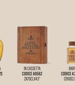 Mazzetti - RISERVA ALBA in Cassetta