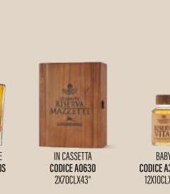 Mazzetti - RISERVA VITAE in Cassetta