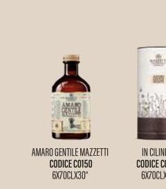 Mazzetti - AMARO GENTILE MAZZETTI