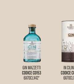 Mazzetti - GIN MAZZETTI