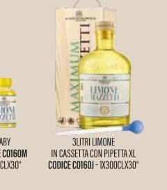 Mazzetti - JEROBOAM LIMONE MAZZETTI con Cassetta e Pipetta