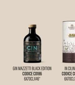 Mazzetti - GIN MAZZETTI BLACK EDITION