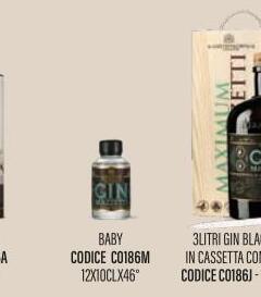 Mazzetti - BABY GIN MAZZETTI BLACK EDITION