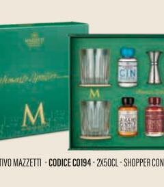 Mazzetti - MOMENTO APERITIVO MAZZETTI Con 2 Tumbler