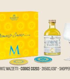 Mazzetti - MOMENTO LIMONE SPRITZ Con 2 Calici