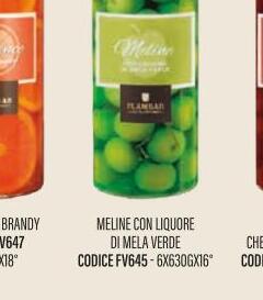 Mazzetti - Meline con liquore di Mela Verde