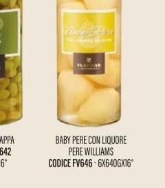 Mazzetti - Baby Pere con liquore di Pere Williams