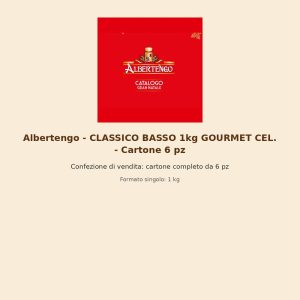 Albertengo - CLASSICO BASSO 1kg GOURMET CEL. - Cartone 6 pz