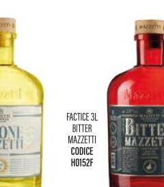 Mazzetti - FACTICE BITTER