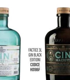 Mazzetti - FACTICE GIN BLACK EDITION