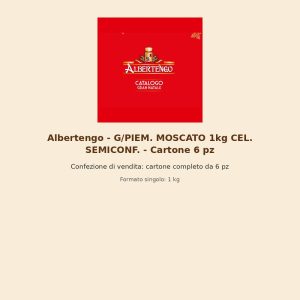 Albertengo - G/PIEM. MOSCATO 1kg CEL. SEMICONF. - Cartone 6 pz