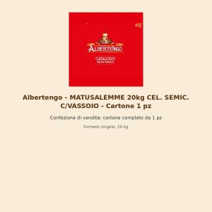 Albertengo - MATUSALEMME 20kg CEL. SEMIC. C/VASSOIO - Cartone 1 pz