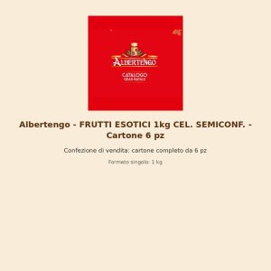 Albertengo - FRUTTI ESOTICI 1kg CEL. SEMICONF. - Cartone 6 pz