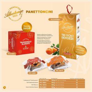 Albertengo - PANETTONCINO BASSO GLASSATO 100g SOFT - Cartone 32 pz