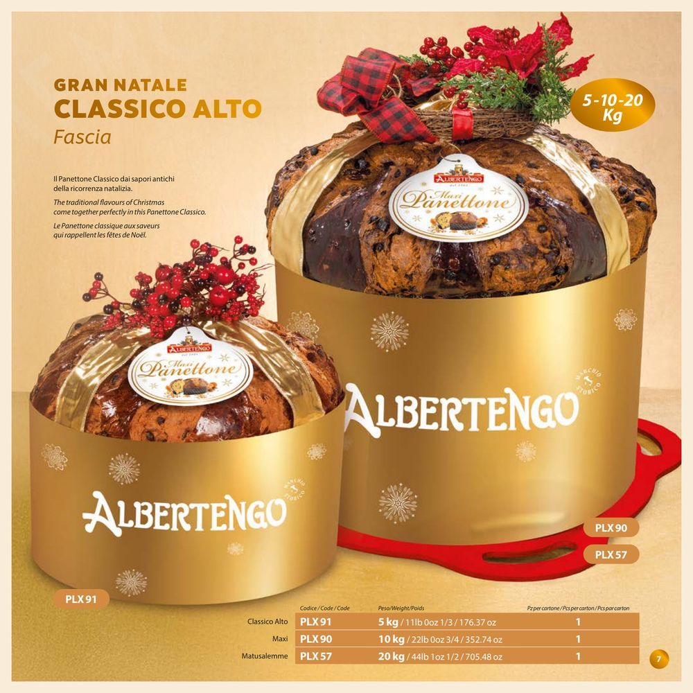 Albertengo – CLASSICO 10kg CONF. CON FASCIA – Cartone 1 pz