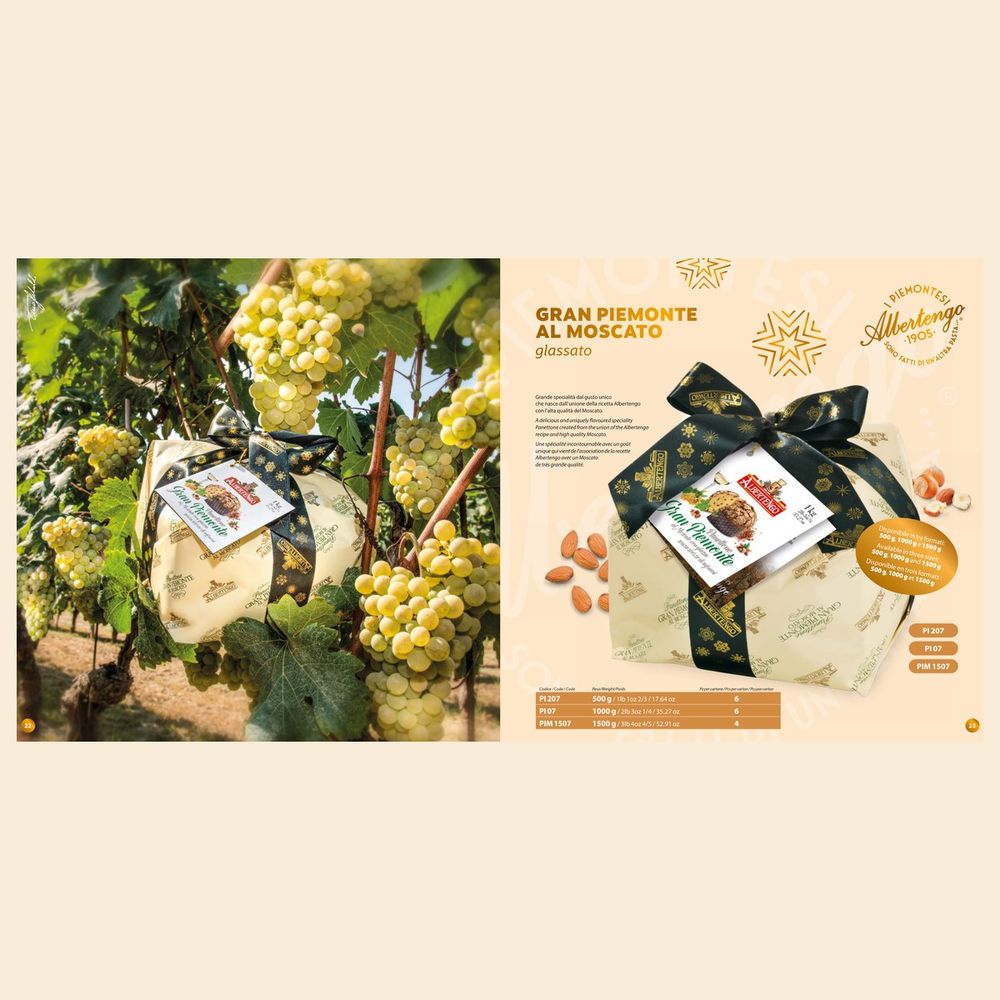 Albertengo – PAN D’ORO GOURMET AST. 1kg SEL. P.TE – Cartone 4 pz