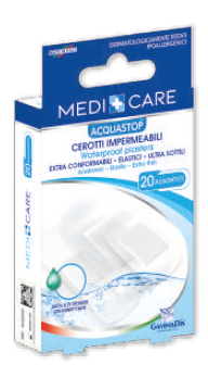 CEROTTI IMPERMEABILI IN POLIURETANO CON GARZA ANTISETTICA DISINFETTANTE (3 varianti)