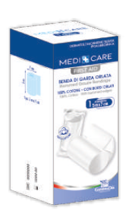 BENDA DI GARZA ORLATA 5 METRI (3 VARIANTI)