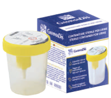 CONTENITORE URINA 120ml STERILE SOTTOVUOTO CON SISTEMA VACUUM