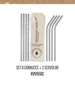 Mazzetti - SET 8 CANNUCCE + 2 SCOVOLINI