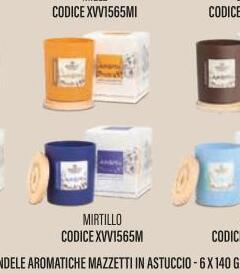 Mazzetti - CANDELA MIRTILLO MAZZETTI IN ASTUCCIO