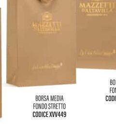 Mazzetti - BORSA DI CARTA MDA MEDIA
