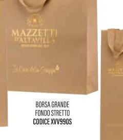 Mazzetti - BORSA DI CARTA MDA GRANDE
